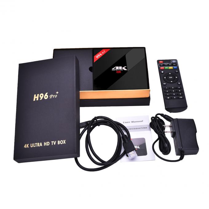 H96 υπέρ συν το αρρενωπό κιβώτιο διπλό Wifi 2.4G/5.8GHz 7,1 TV Amlogic S912